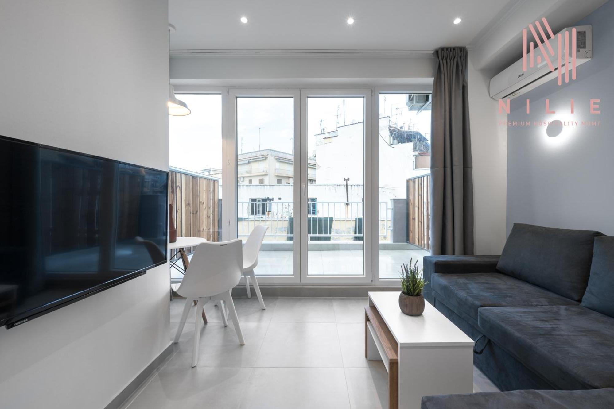 Ferienwohnung Nexia, Nilie Hospitality Mgmt Thessaloniki Exterior foto